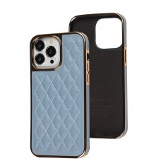 Чохол для iPhone 14 Pro Max Puloka leather case gray
