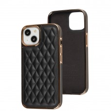 Чехол для iPhone 14 Puloka leather case black