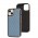 Чохол для iPhone 14 Puloka leather case gray