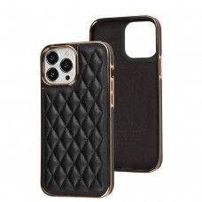 Чехол для iPhone 13 Pro Max Puloka leather case black