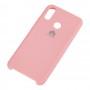 Чехол для Huawei P Smart Plus Silky Soft Touch "светло-розовый"
