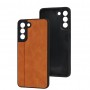 Чохол для Samsung Galaxy S21 FE (G990) Cosmic Leather orange