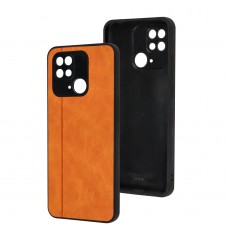 Чохол для Xiaomi Redmi 10C Cosmic Leather orange