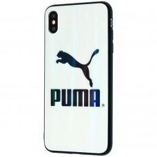 Чохол для iPhone X/Xs Benzo білий "Puma"