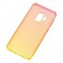 Чехол для Samsung Galaxy S9 (G960) Gradient Design красно желтый