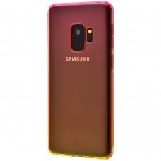 Чохол для Samsung Galaxy S9 (G960) Gradient Design червоно жовтий