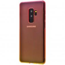 Чехол для Samsung Galaxy S9+ (G965) Gradient Design красно желтый