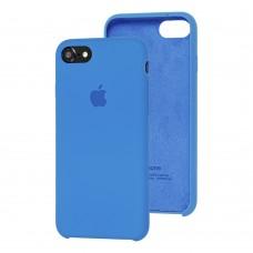 Чехол Silicon для iPhone 7 / 8 case джинсовый синий
