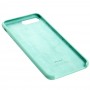 Чехол Silicone для iPhone 7 Plus / 8 Plus Premium case marine green