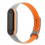 Ремешок для Xiaomi Mi Band 5 / 6 Sport Nike gray / orange