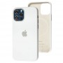Чохол для iPhone 12 Pro Max Silicone case with MagSafe and Splash Screen білий