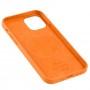 Чохол для iPhone 12/12 Pro Silicone case with MagSafe and Splash Screen kumquat