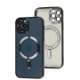 Чохол для iPhone 12 Pro Fibra Chrome MagSafe black