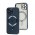 Чохол для iPhone 12 Pro Fibra Chrome MagSafe sierra blue