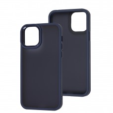 Чехол для iPhone 11 Pro Metal Bezel темно-синий