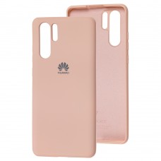Чехол для Huawei P30 Pro Silicone Full розовый песок