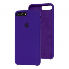 Чехол Silicone для iPhone 7 Plus / 8 Plus Premium case ultra violet 