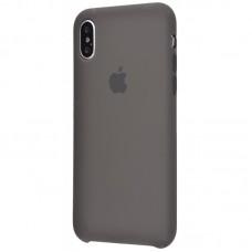 Чехол для iPhone X / Xs Silicone case darc olive