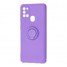 Чехол для Samsung Galaxy A21s (A217) ColorRing фиолетовый