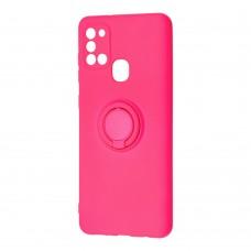 Чохол для Samsung Galaxy A21s (A217) ColorRing рожевий