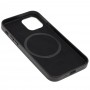 Чохол для iPhone 12 / 12 Pro Leather with MagSafe чорний