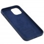 Чехол для iPhone 12 / 12 Pro Full Silicone case deep navy