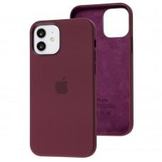 Чохол для iPhone 12 / 12 Pro Full Silicone case plum