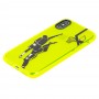 Чохол для iPhone X / Xs Neon print basketball