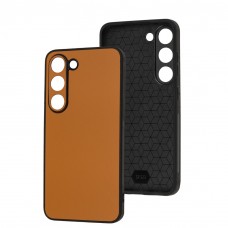 Чехол для Samsung Galaxy S23 (S911) Classic leather case orange