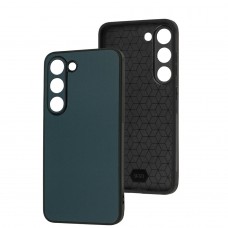 Чехол для Samsung Galaxy S23 (S911) Classic leather case forest green