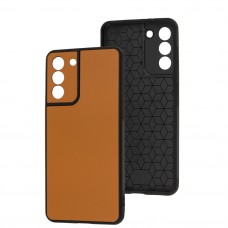 Чехол для Samsung Galaxy A52 Classic leather case orange