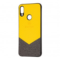 Чехол для Xiaomi Redmi Note 7 Baseus color textile желтый
