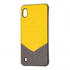 Чохол для Samsung Galaxy A10 (A105) Baseus color textile жовтий