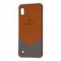 Чохол для Samsung Galaxy A10 (A105) Baseus color textile коричневий