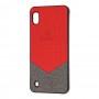 Чохол для Samsung Galaxy A10 (A105) Baseus color textile червоний