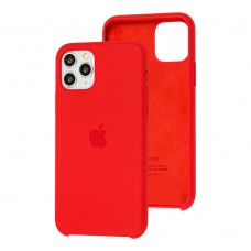 Чехол Silicone для iPhone 11 Pro Premium case красный