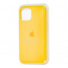Чехол Silicone для iPhone 11 Pro Premium case yellow