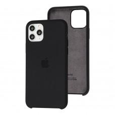 Чехол Silicone для iPhone 11 Pro Premium case черный