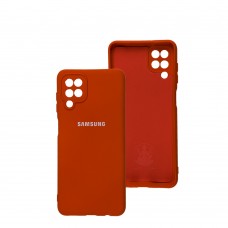 Чохол для Samsung Galaxy A12 (A125) / M12 (M127) Silicone Full camera червоний