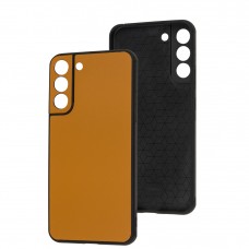 Чехол для Samsung Galaxy S22+ (S906) Classic leather case orange