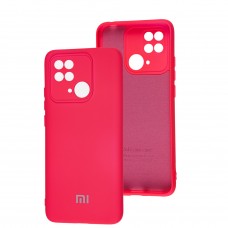 Чехол для Xiaomi Redmi 10C Silicone Full camera розовый / barbie pink