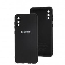 Чехол для Samsung Galaxy A02 (A022) Silicone Full camera черный