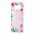 Чехол для Samsung Galaxy S8 (G950) Блестки вода светло-розовый "цветущие уголки"