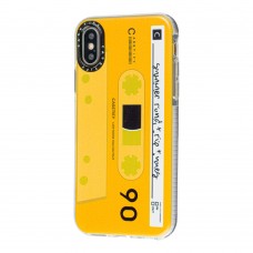 Чехол для iPhone Xs Max Tify кассета желтый