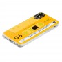 Чехол для iPhone Xs Max Tify кассета желтый