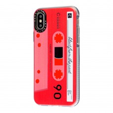 Чехол для iPhone Xs Max Tify кассета красный