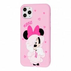 Чехол 3D для iPhone 11 Pro Disney Minnie Mouse розовый