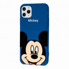 Чехол 3D для iPhone 11 Pro Max Disney Mickey Mouse синий