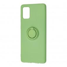 Чехол для Samsung Galaxy A71 (A715) ColorRing зеленый