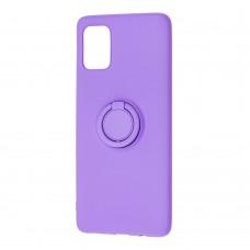 Чехол для Samsung Galaxy A71 (A715) ColorRing фиолетовый